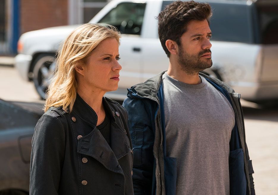 Fear The Walking Dead : Foto Andrés Londoño, Kim Dickens