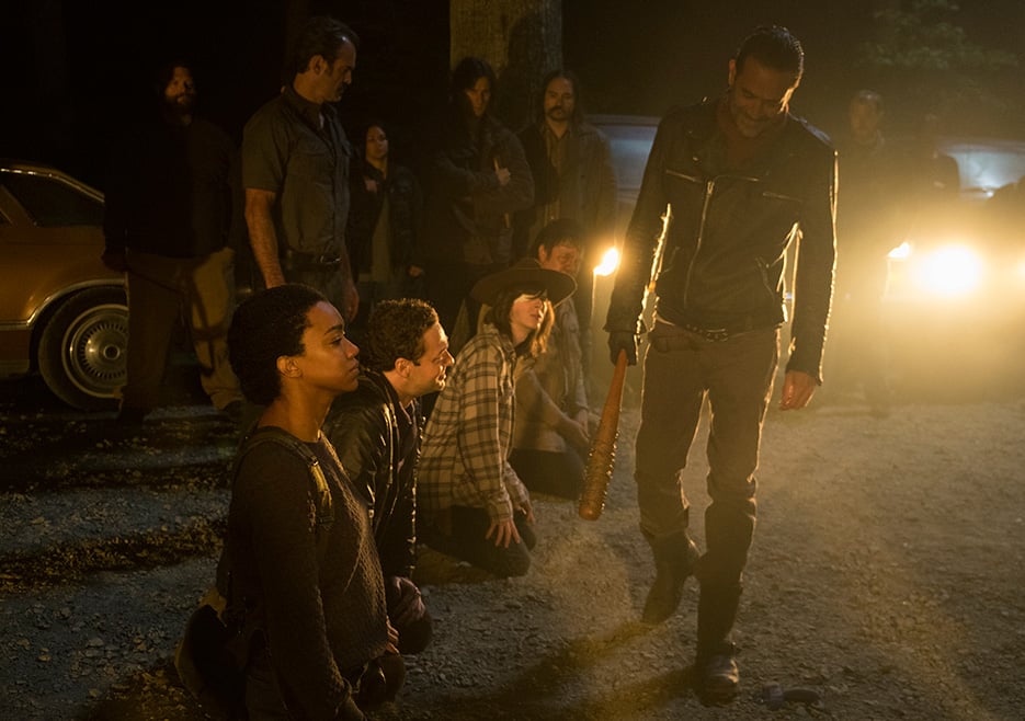 The Walking Dead : Foto Jeffrey Dean Morgan, Chandler Riggs, Sonequa Martin-Green, Ross Marquand