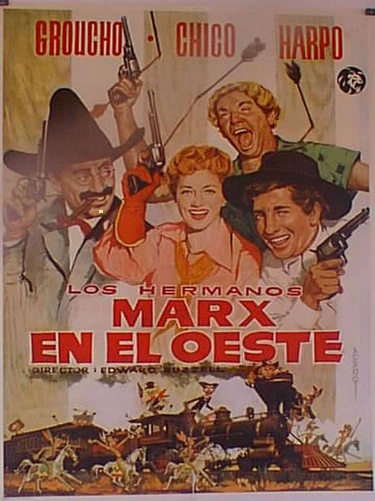 Los hermanos Marx en el Oeste : Cartel