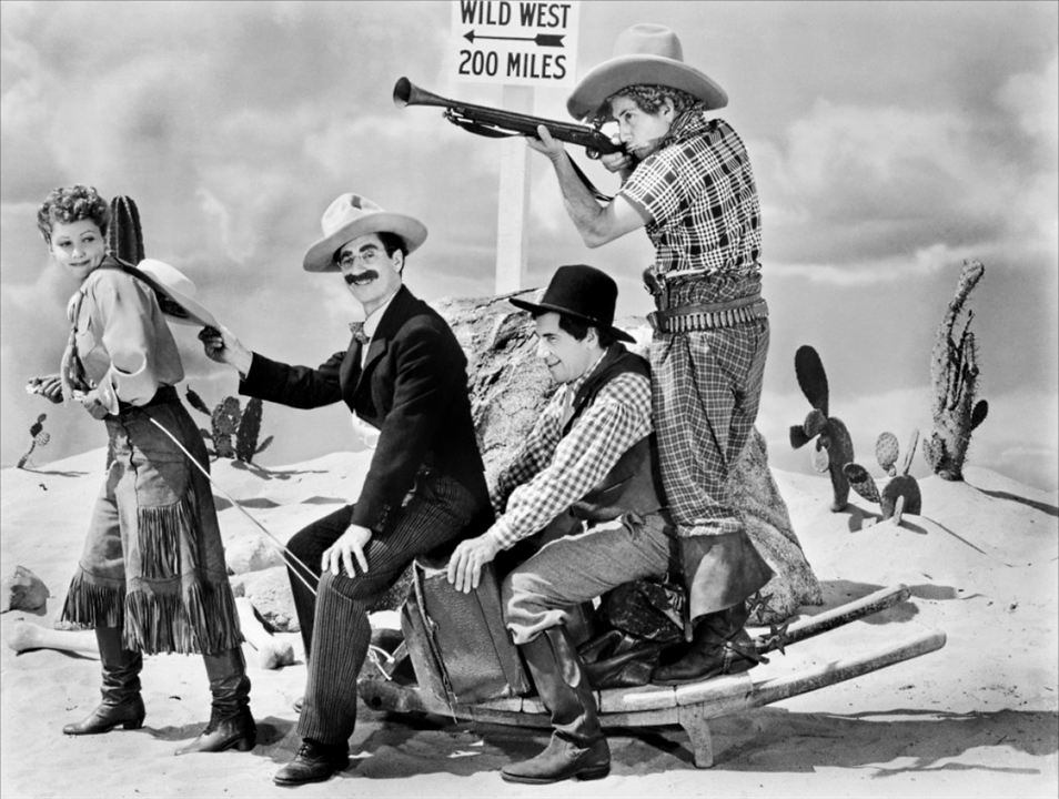 Los hermanos Marx en el Oeste : Foto Harpo Marx, Chico Marx, Groucho Marx