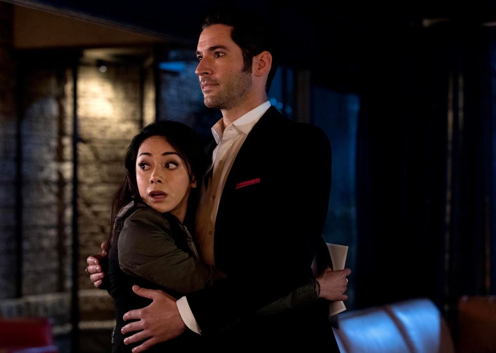 Lucifer : Foto Tom Ellis, Aimee Garcia