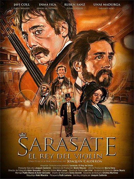 Sarasate, el rey del violín : Cartel