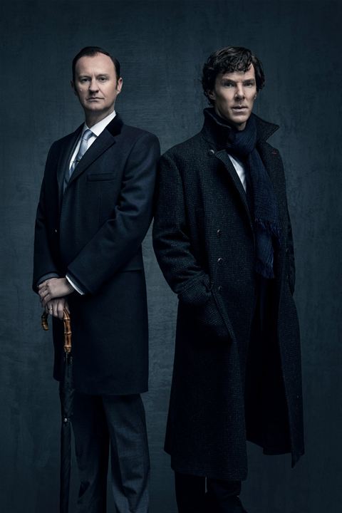 Foto Mark Gatiss, Benedict Cumberbatch