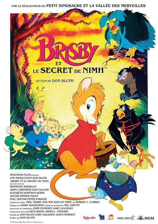 Nimh, el mundo secreto de la señora Brisby : Cartel