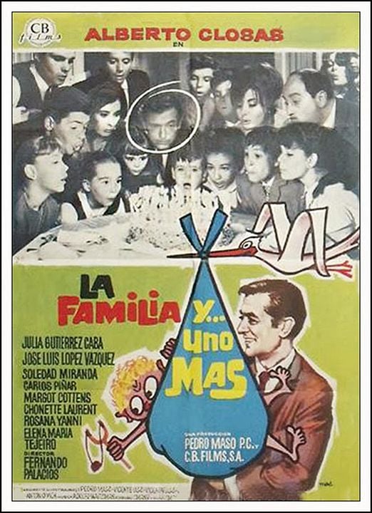 La familia y uno más : Cartel