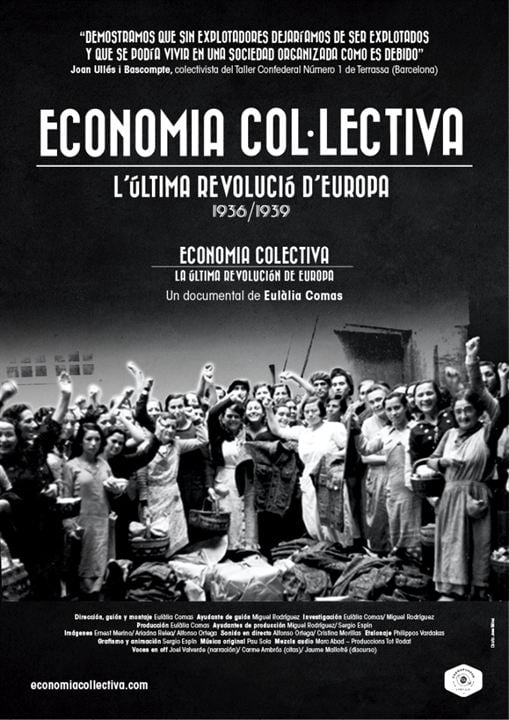 Economía Colectiva. La última Revolución de Europa : Cartel