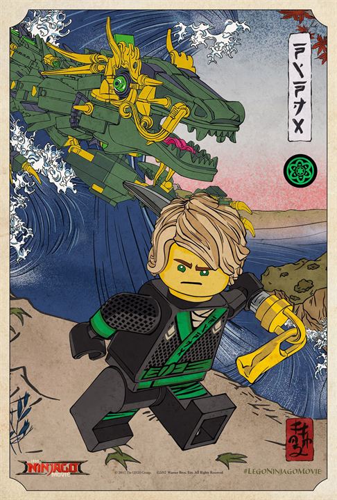 La Lego Ninjago película : Cartel