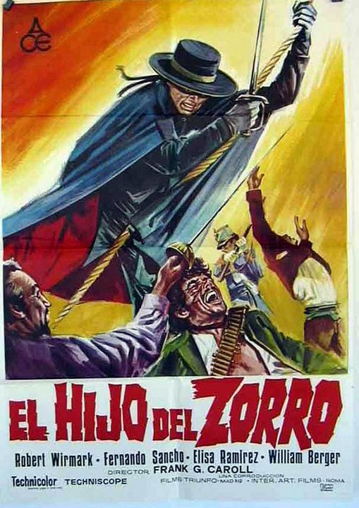 El hijo del Zorro : Cartel