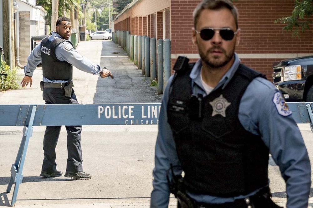 Chicago PD : Foto Patrick John Flueger, LaRoyce Hawkins