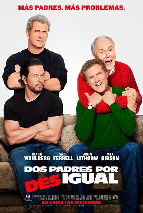 Dos padres por desigual : Cartel