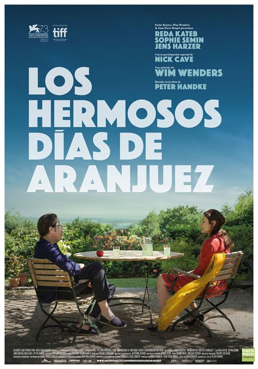 Los hermosos días de Aranjuez : Cartel