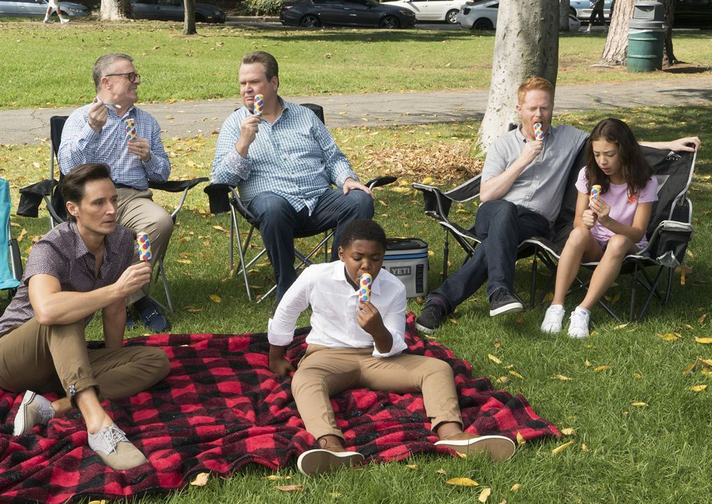 Modern Family : Foto Aubrey Anderson-Emmons, Eric Stonestreet, Jesse Tyler Ferguson, Nathan Lane