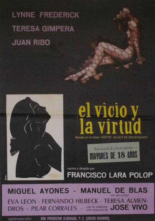 El vicio y la virtud : Cartel