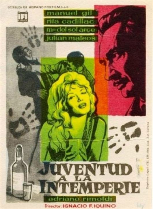 Juventud a la intemperie : Cartel