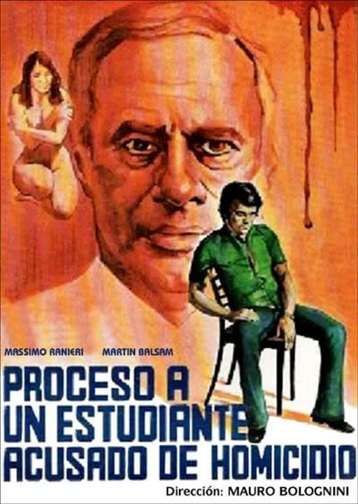 Proceso a un estudiante acusado de homicidio : Cartel