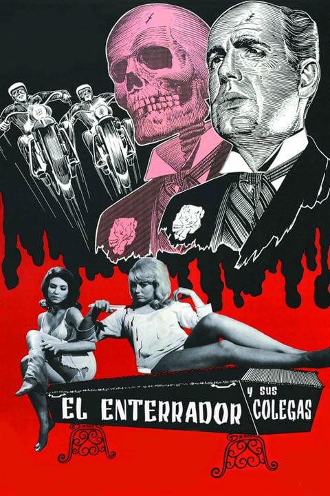 El enterrador y sus colegas : Cartel