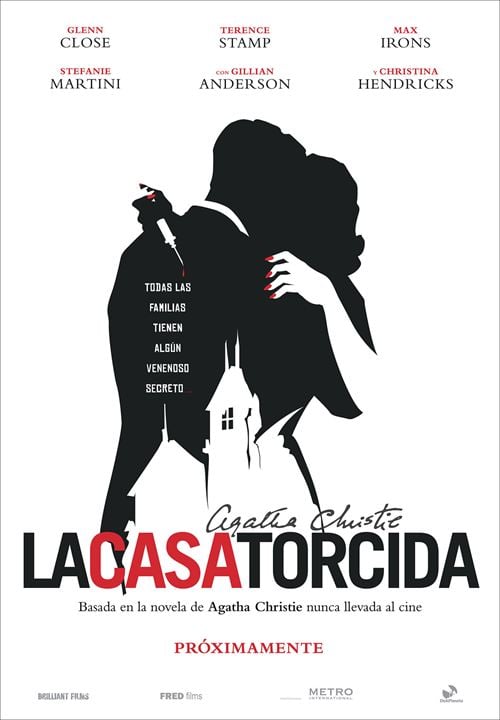 La casa torcida : Cartel