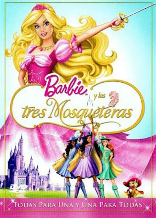 Barbie y las tres mosqueteras : Cartel