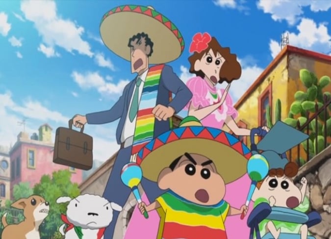 Shin-chan en México: El Ataque del Cactus Gigante : Foto