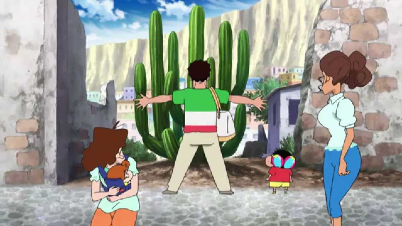 Shin-chan en México: El Ataque del Cactus Gigante : Foto