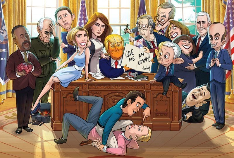 Animado presidente : Foto