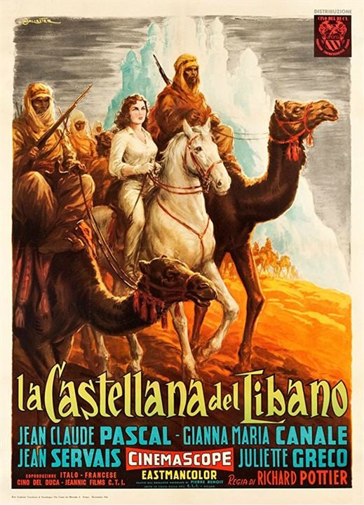 La castellana del Líbano : Cartel