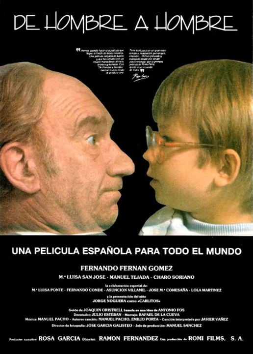 De hombre a hombre : Cartel