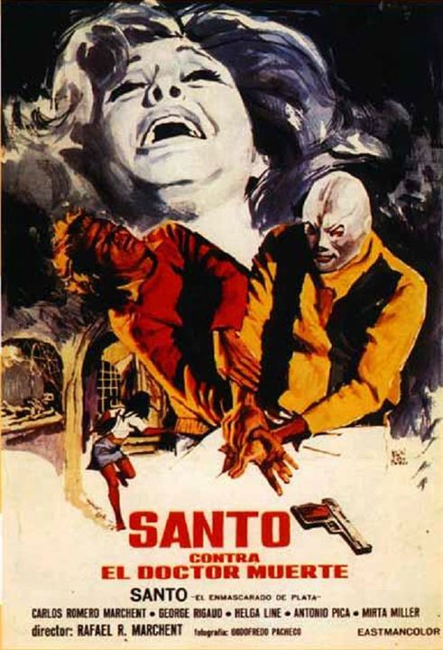 Santo contra el doctor Muerte : Cartel