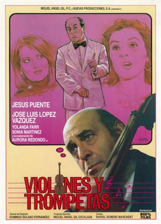 Violines y trompetas : Cartel