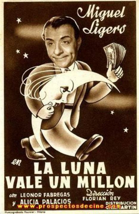 La luna vale un millón : Cartel