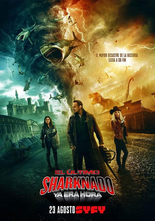 El último Sharknado: Ya era hora : Cartel