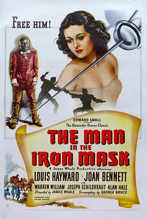 La máscara de hierro : Cartel