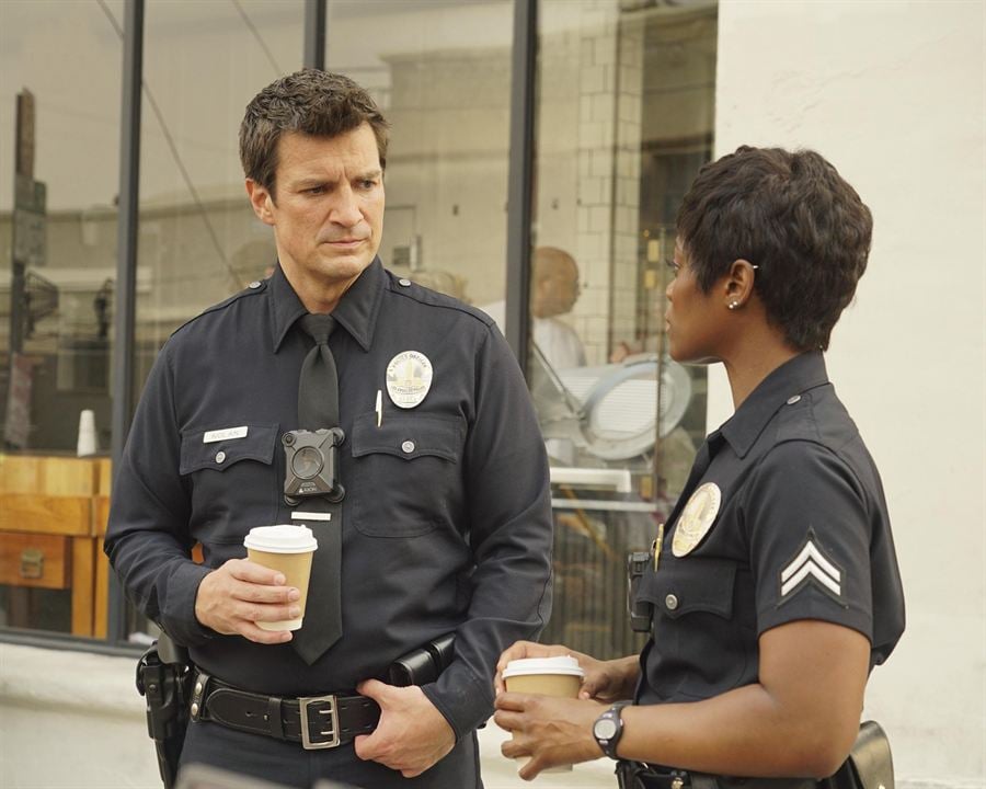 The Rookie : Foto Afton Williamson, Nathan Fillion