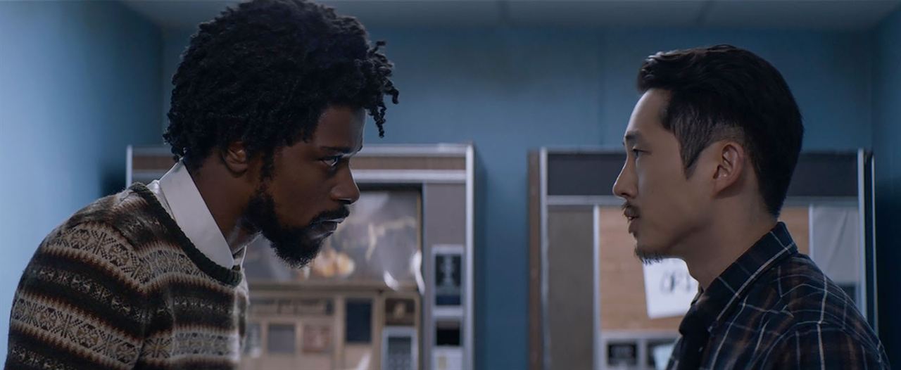 Sorry To Bother You : Foto Steven Yeun, Lakeith Stanfield