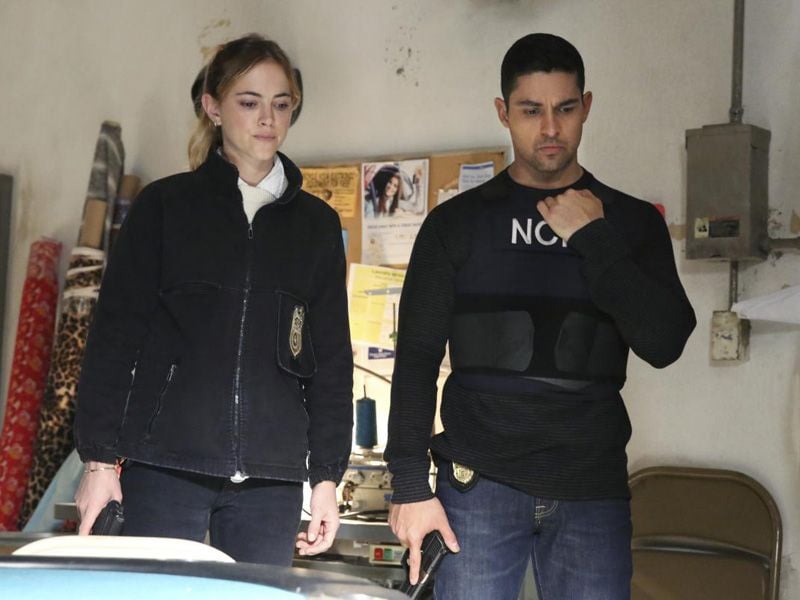 NAVY: Investigación criminal : Foto Emily Wickersham, Wilmer Valderrama