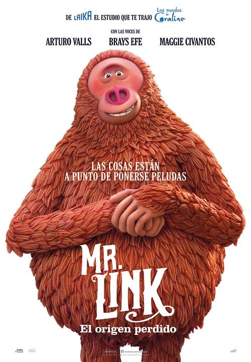 Mr. Link. El origen perdido : Cartel