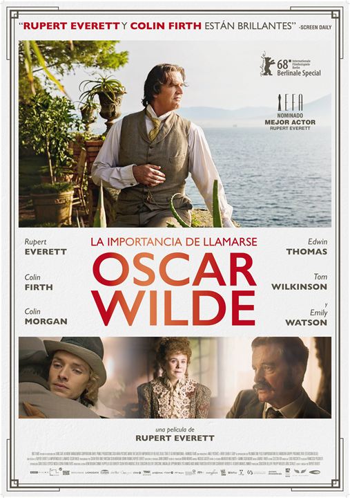 La importancia de llamarse Oscar Wilde : Cartel