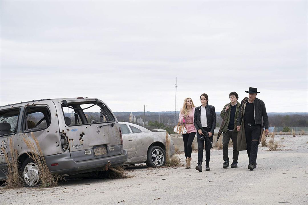 Zombieland: Mata y remata : Foto Emma Stone, Woody Harrelson, Zoey Deutch, Jesse Eisenberg