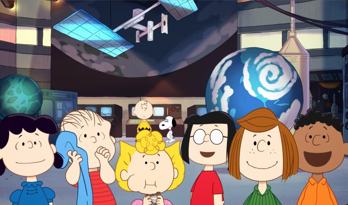Snoopy en el espacio : Cartel