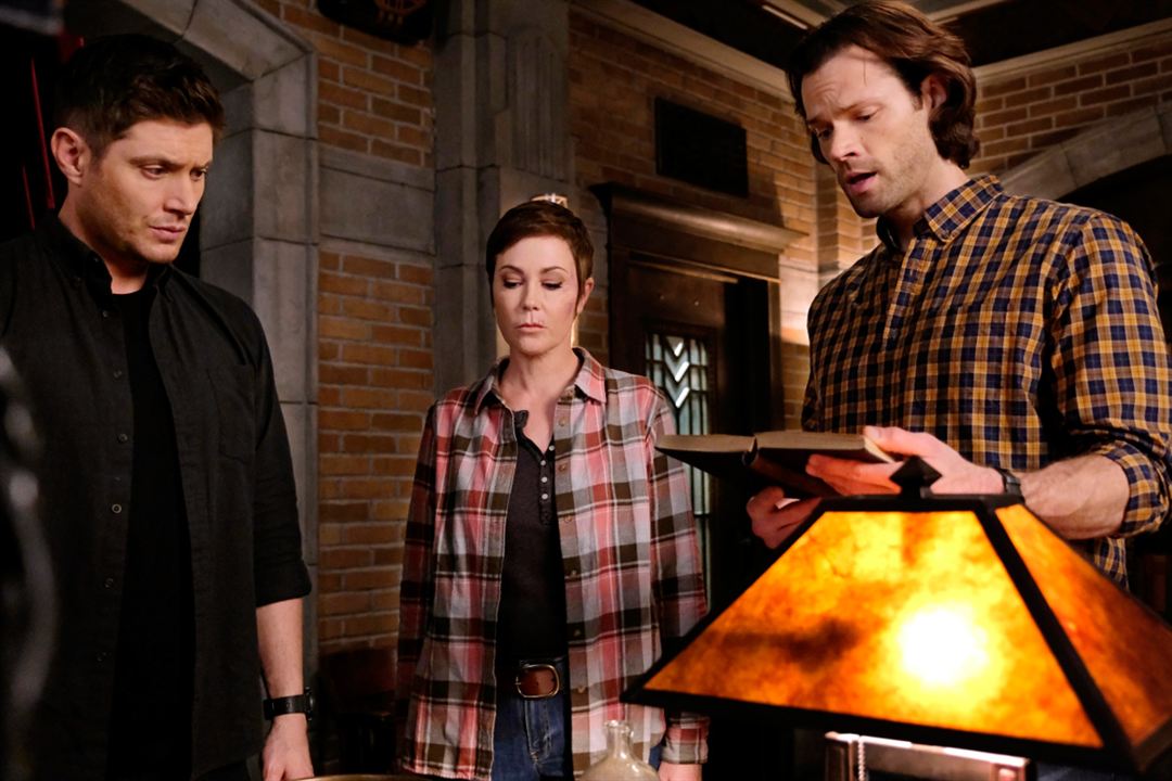 Sobrenatural : Foto Kim Rhodes, Jensen Ackles, Jared Padalecki