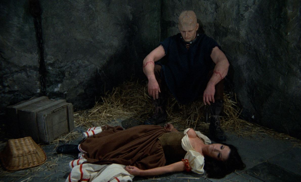 El horror de Frankenstein : Foto David Prowse, Kate O'Mara
