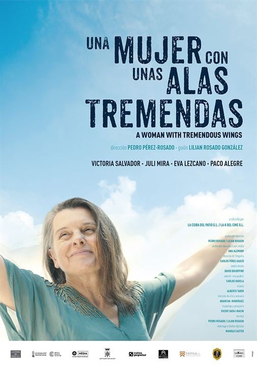 Una mujer con unas alas tremendas : Cartel