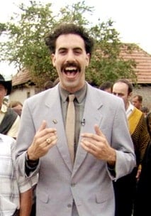 Borat, película film secuela : Cartel