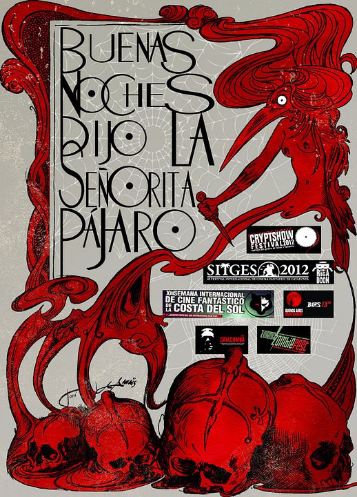 Buenas noches, dijo la señorita Pájaro : Cartel