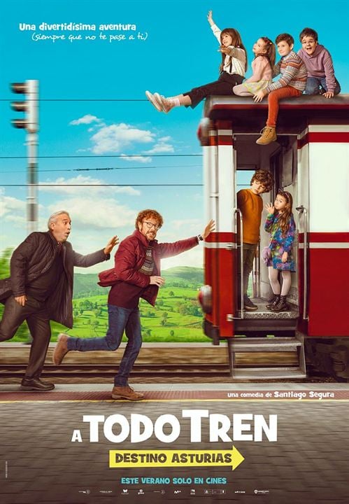 ¡A todo tren! (Destino Asturias) : Cartel