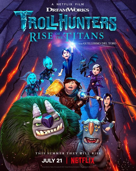 Trollhunters: El despertar de los titanes : Cartel