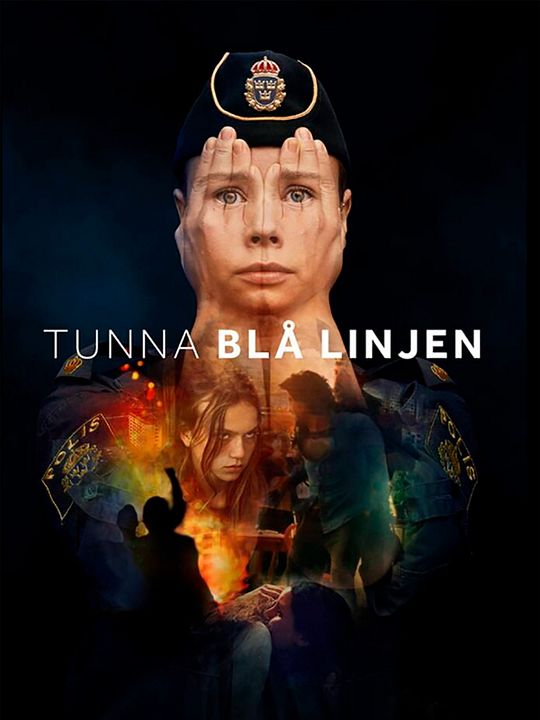 La línea delgada azul : Cartel