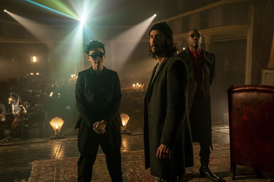 Matrix Resurrections : Foto Yahya Abdul-Mateen II, Keanu Reeves, Jessica Henwick