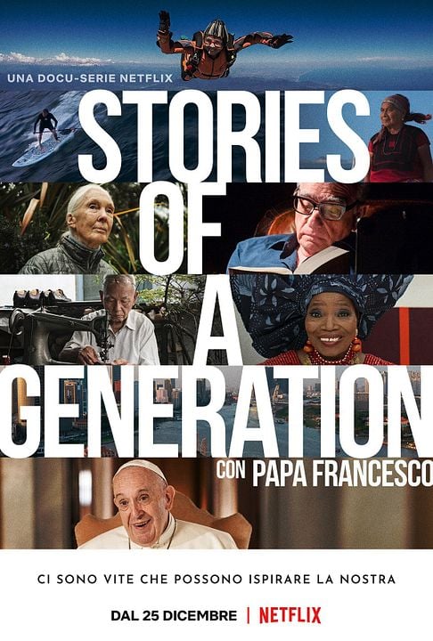 Historias de una generación con el papa Francisco : Cartel