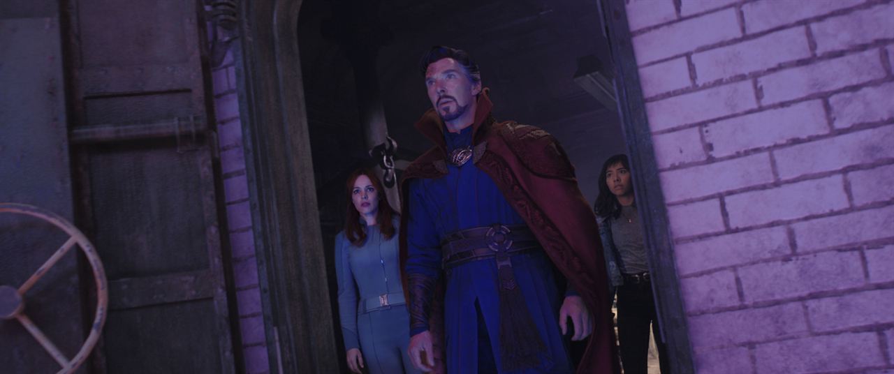 Doctor Strange en el Multiverso de la Locura: Benedict Cumberbatch, Rachel McAdams, Xochitl Gomez
